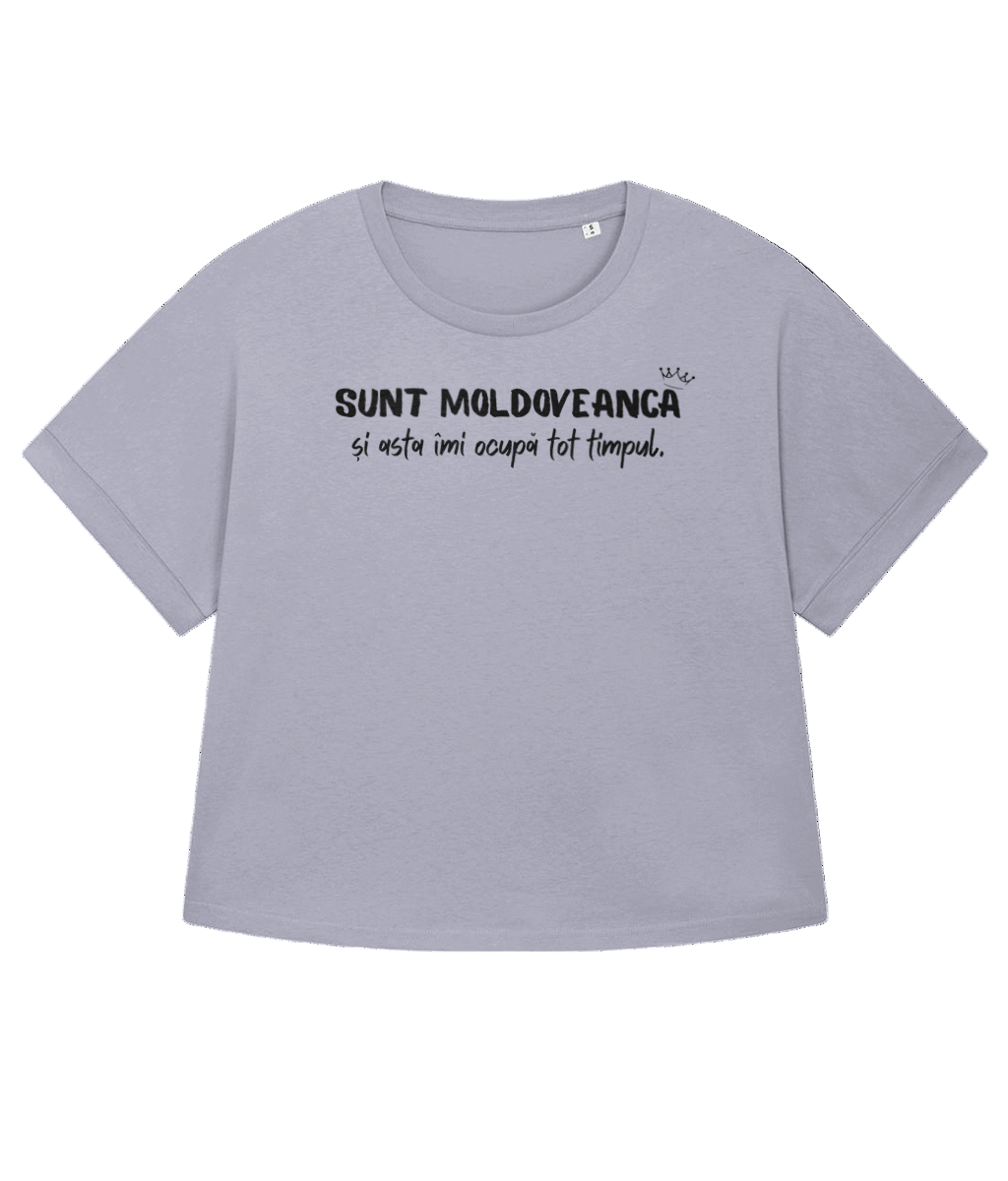 Tricou Oversized "SUNT MOLDOVEANCĂ"