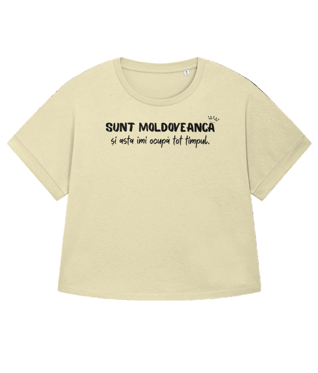 Tricou Oversized "SUNT MOLDOVEANCĂ"