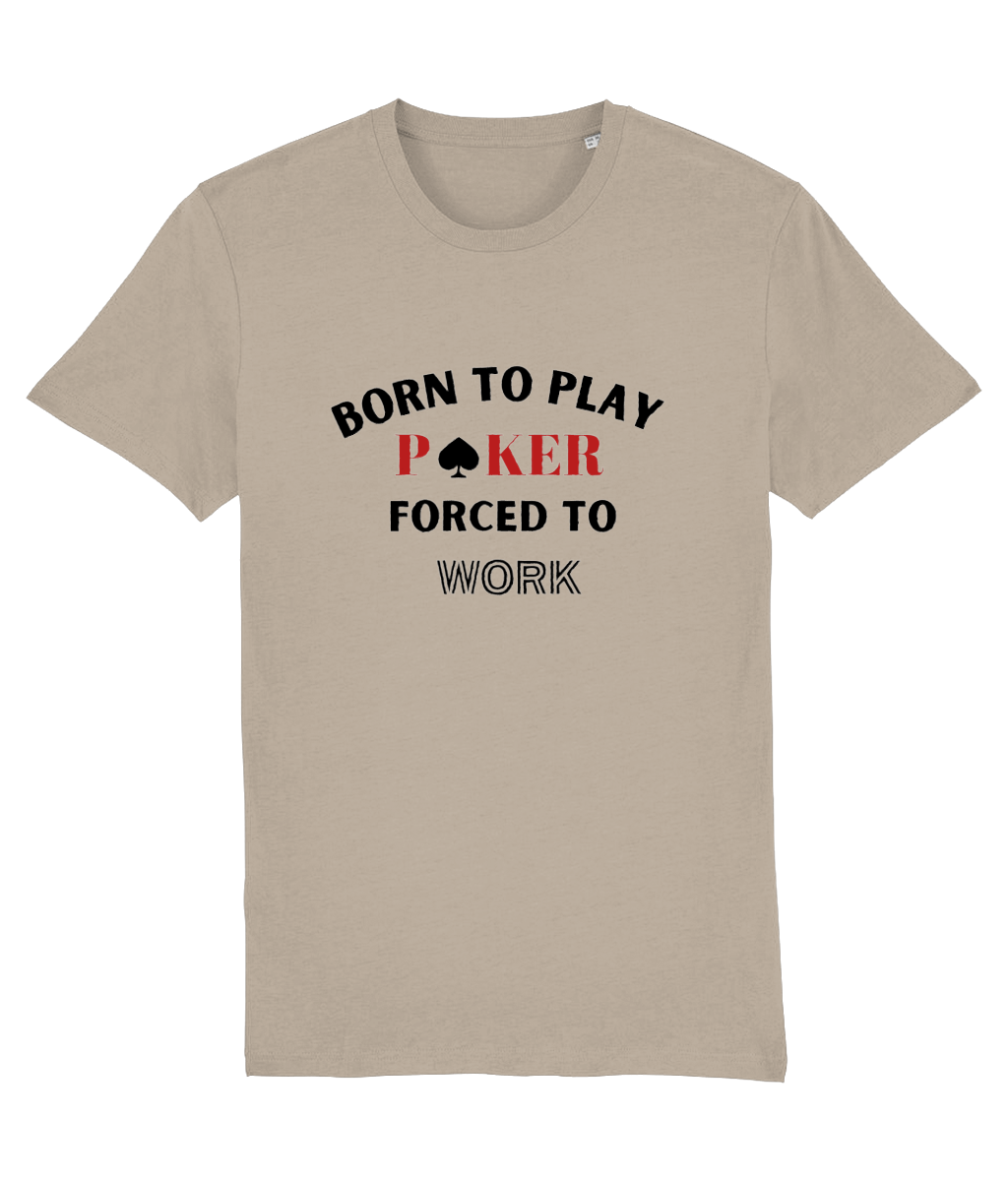 Tricou "Born To Play Poker"