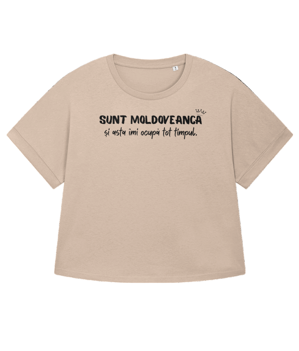Tricou Oversized "SUNT MOLDOVEANCĂ"